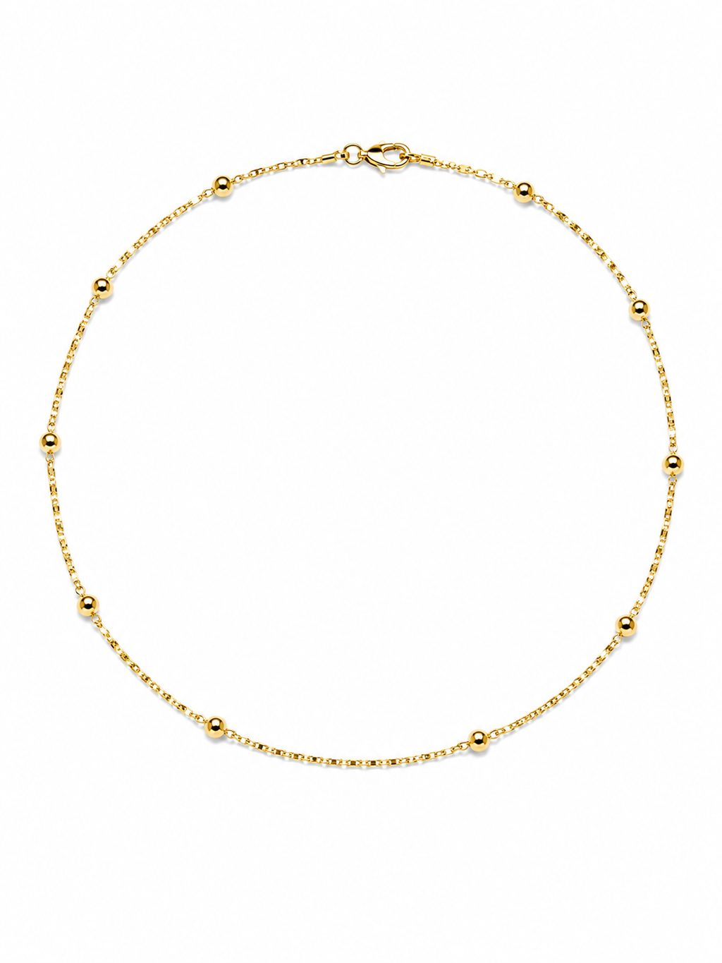 Luna Satellite Dainty Chain Necklace