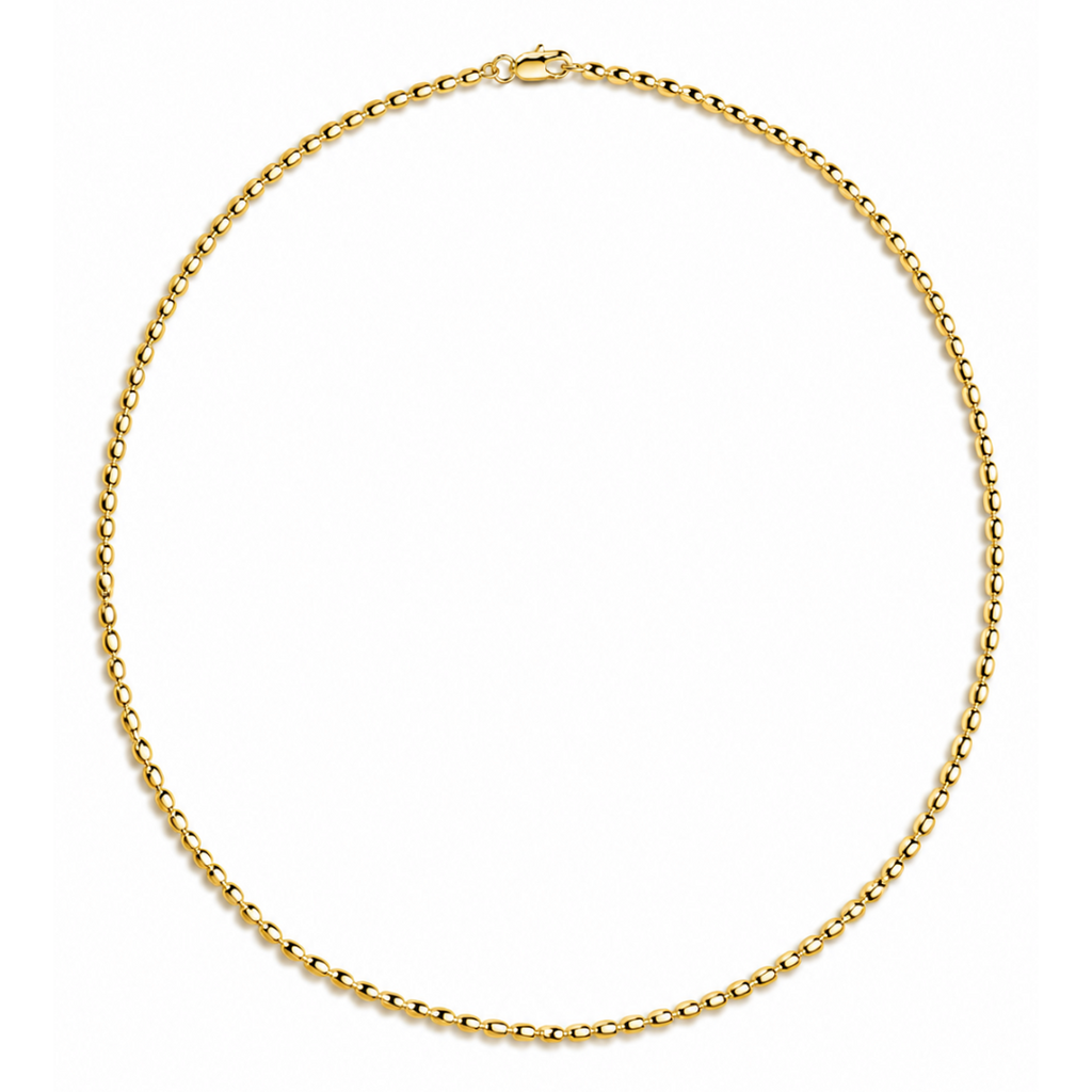 Siena Oval Bead Chain Necklace