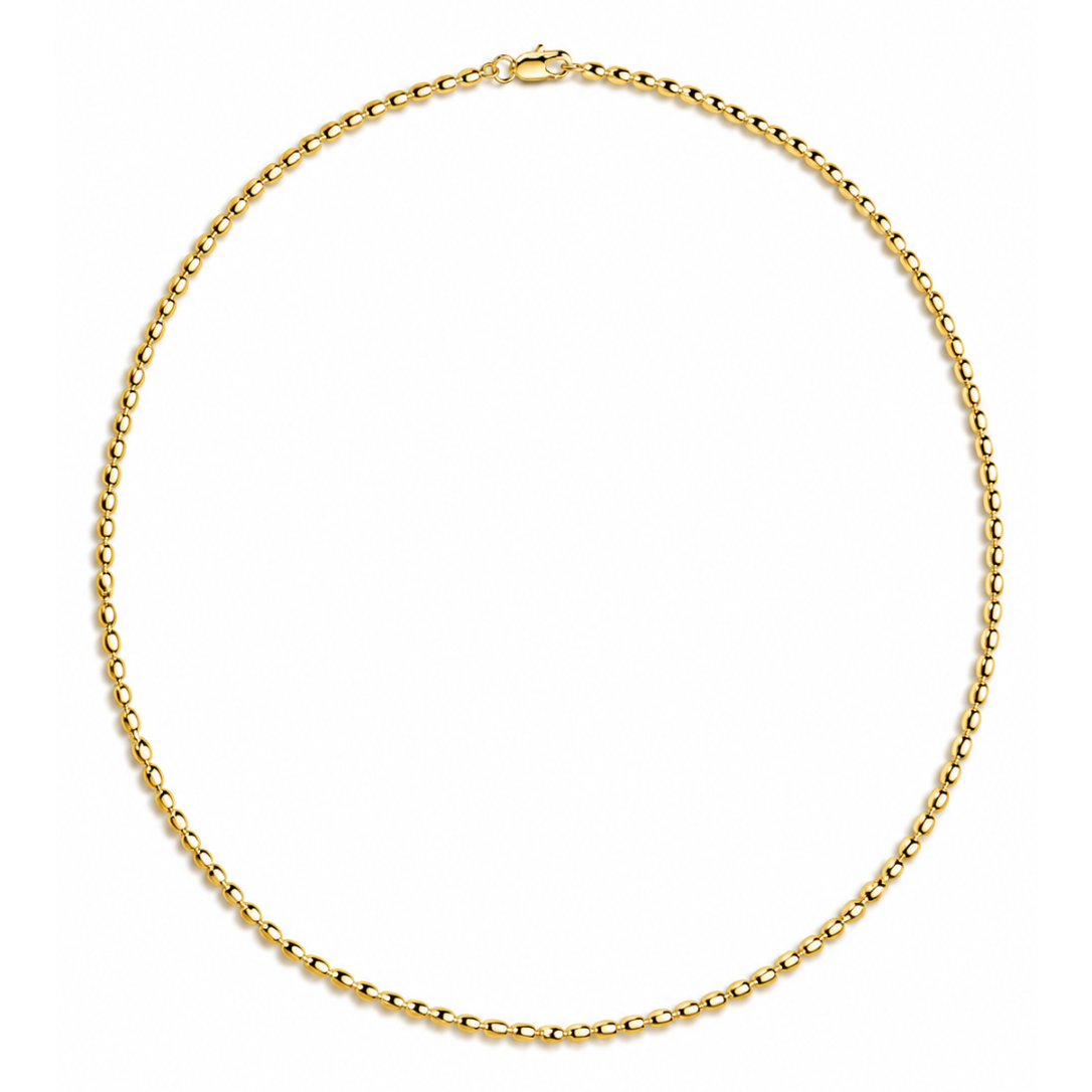 Siena Oval Bead Chain Necklace