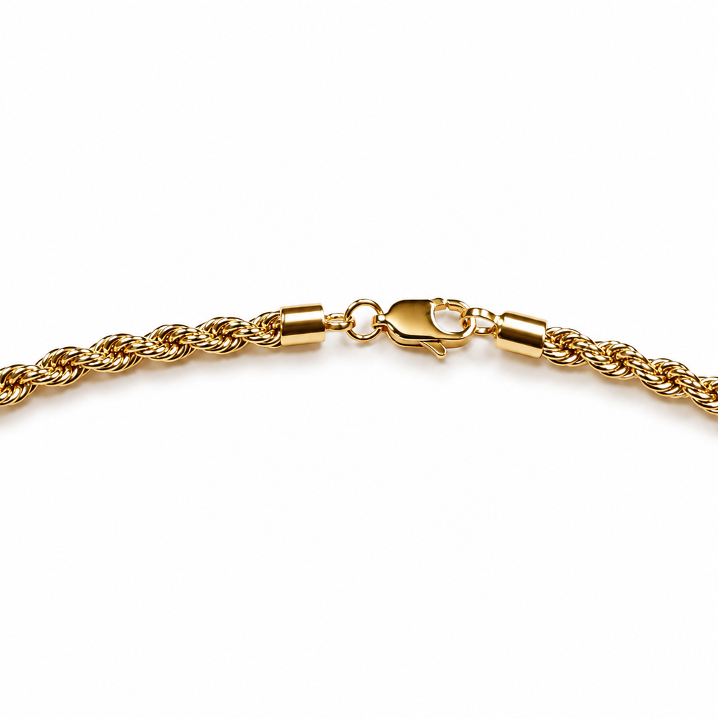 Valencia 2.8mm Oro Laminado Gold Filled Rope Chain Necklace | 20 Inch