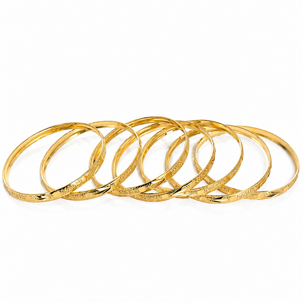 Valencia Textured Bangle Set