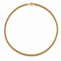 Valencia 2.8mm Oro Laminado Gold Filled Rope Chain Necklace | 20 Inch