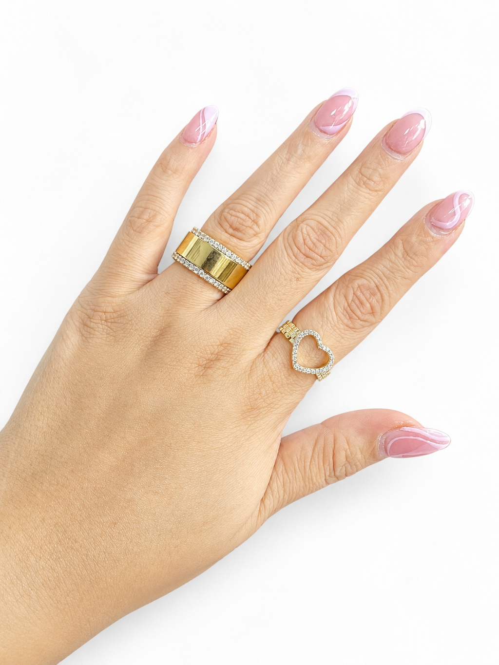 Amour Open Heart Ring