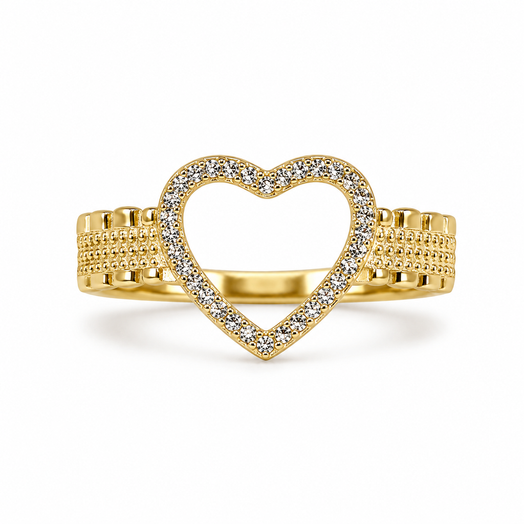 Amour Open Heart Ring