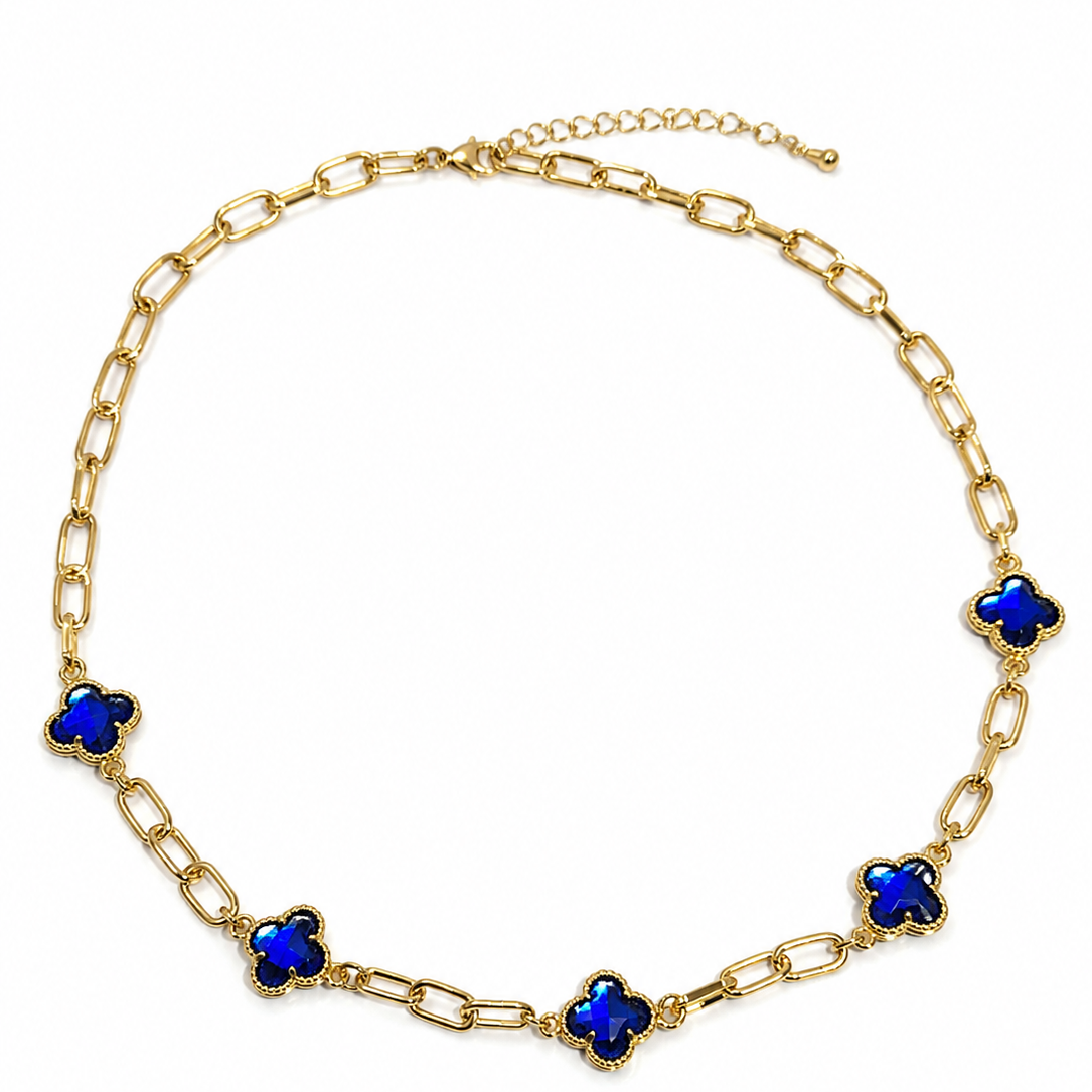 Clover Luxe Station Necklace
