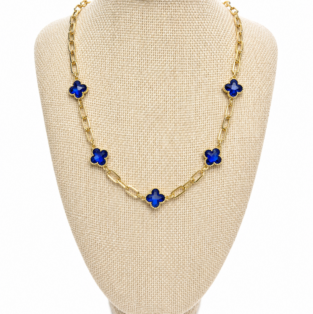 Clover Luxe Station Necklace