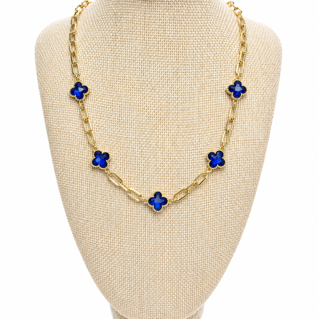 Clover Luxe Station Necklace