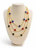Clover Luxe Station Necklace