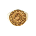 Imperium Horse Signet Ring | Gold Stainless Steel Ring