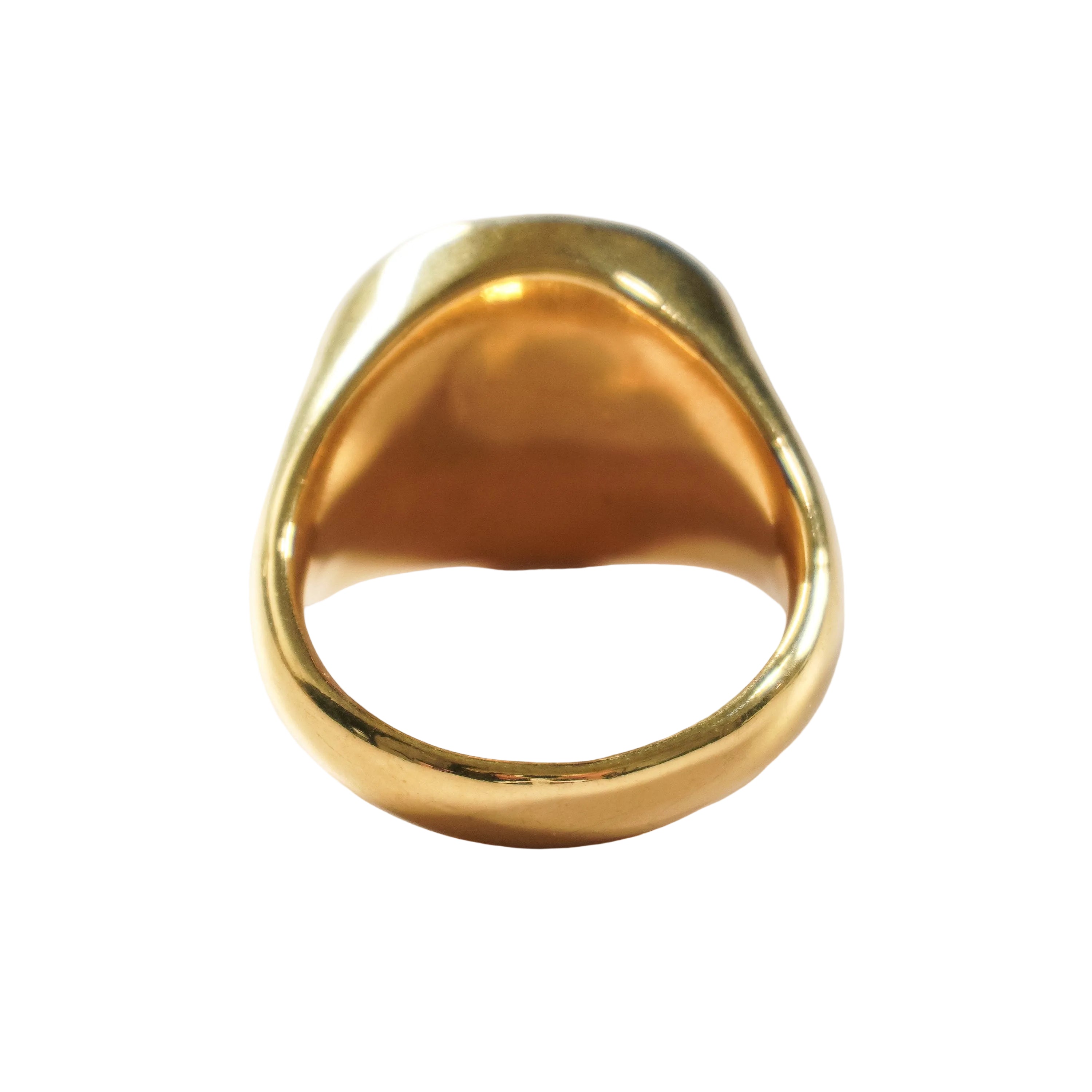 Imperium Horse Signet Ring | Gold Stainless Steel Ring