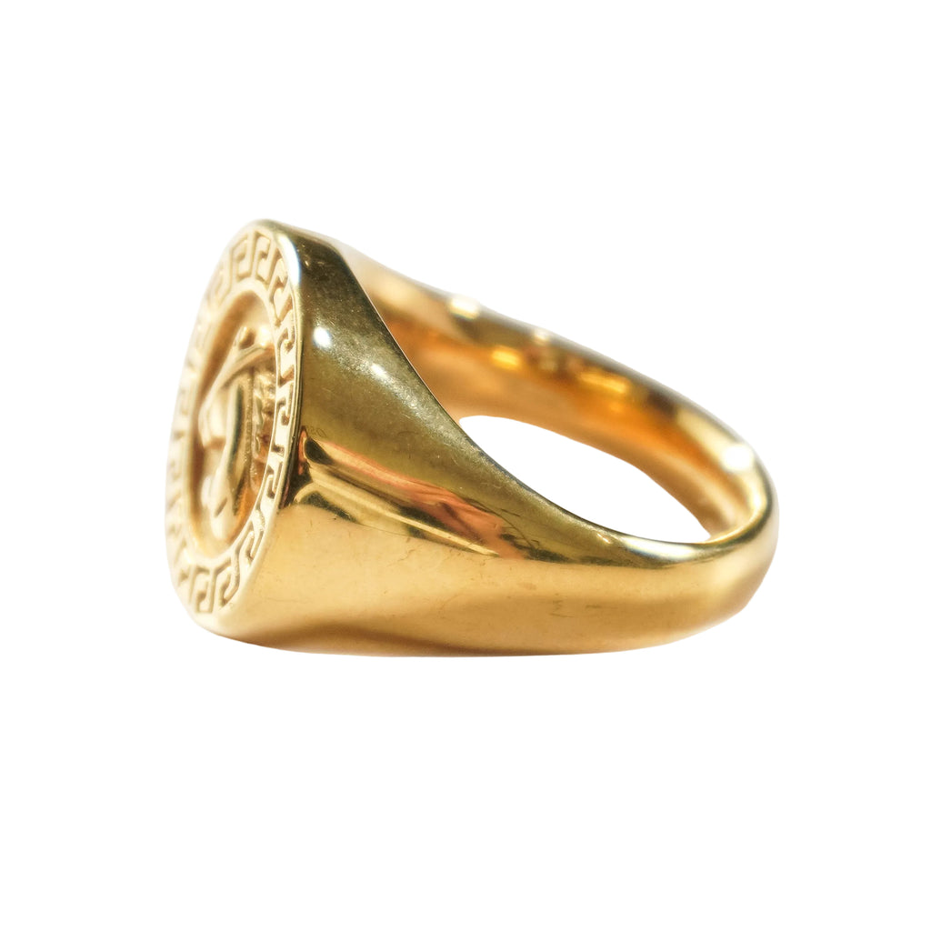 Imperium Horse Signet Ring | Gold Stainless Steel Ring